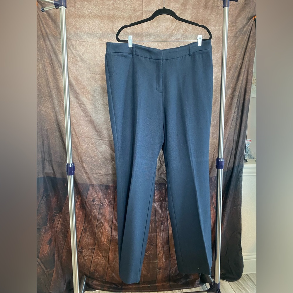 Worthington Curvy Fit Business Pants Blue